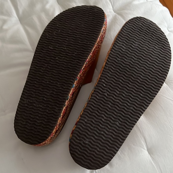 FREE PEOPLE Caravelle Cork Footbed Sandals- Size 39 Canyon Moon color - Picture 5 of 7